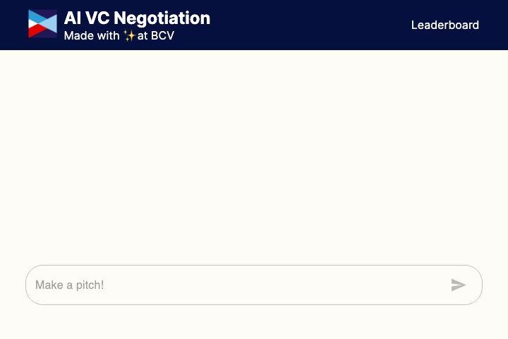 AI VC Negotiation Image