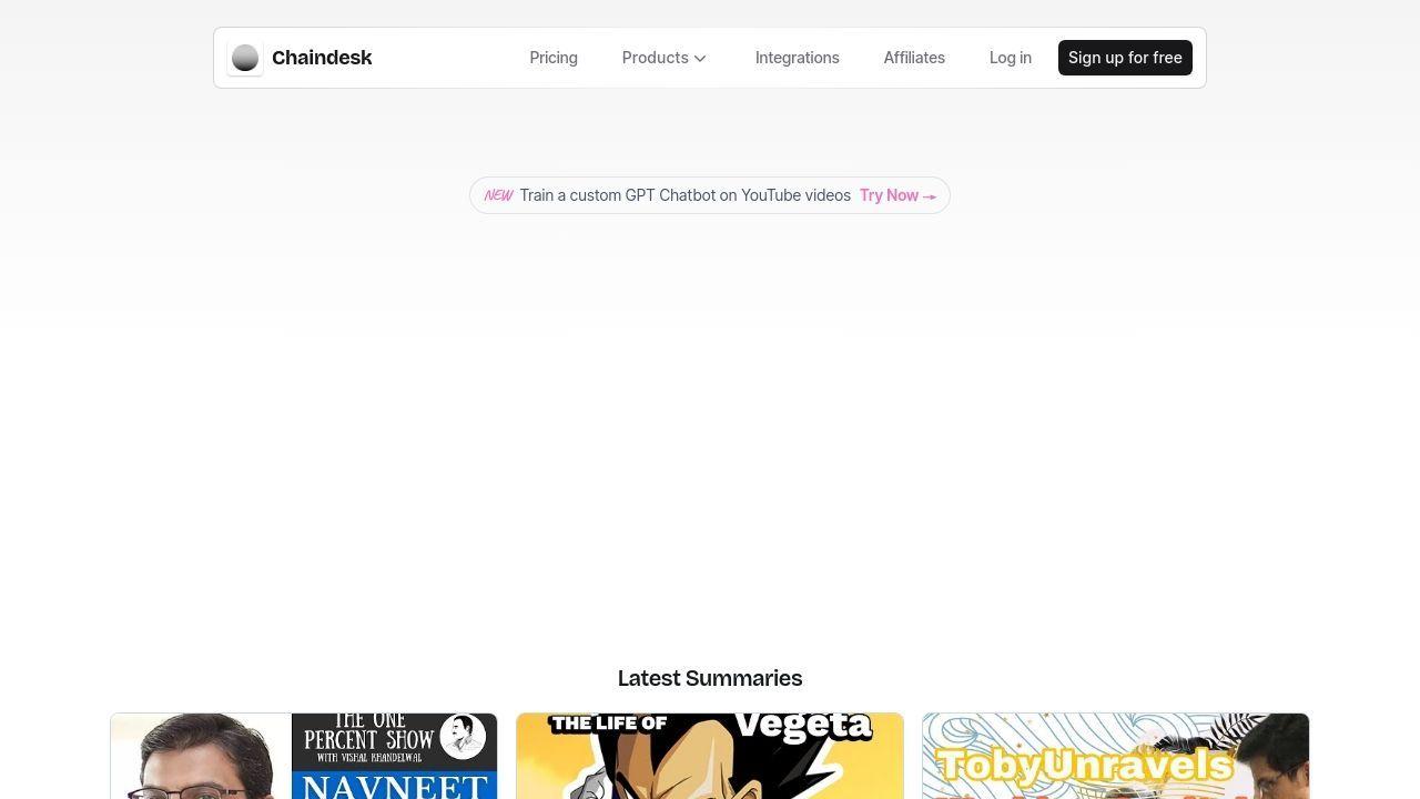 AI YouTube Summarizer Image