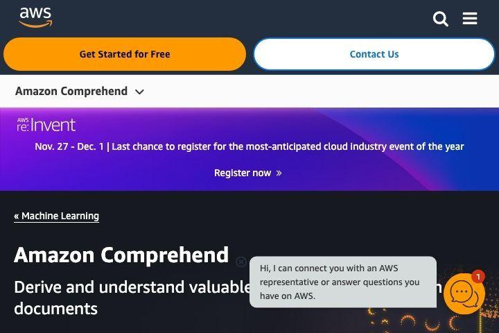 Amazon Comprehend Image