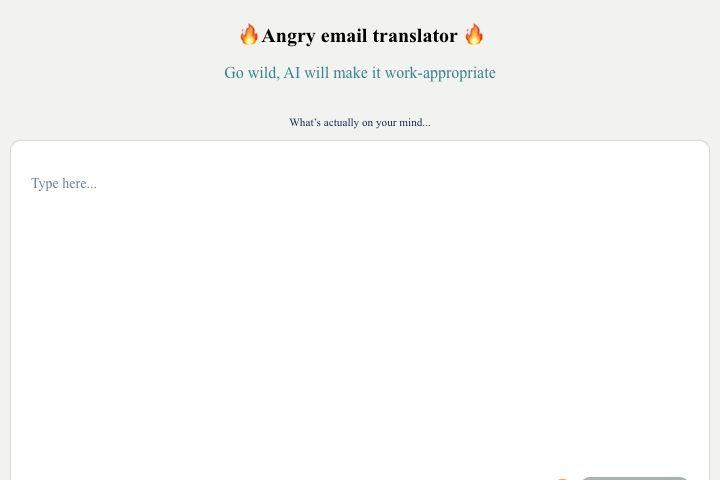 Angry Email Translator Image