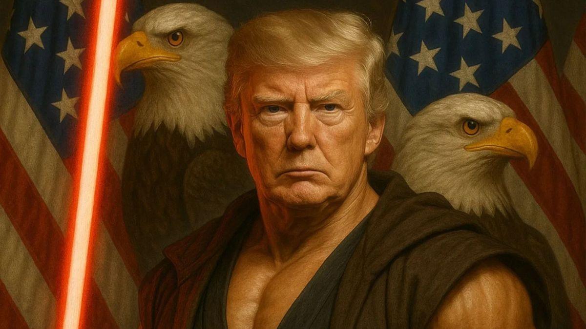 White House's AI-Generated Trump Jedi Image Sparks