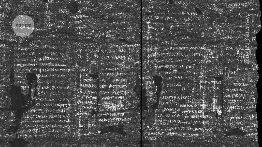 AI Deciphers 2,000-Year-Old Vesuvius Scroll, Revealing Lost