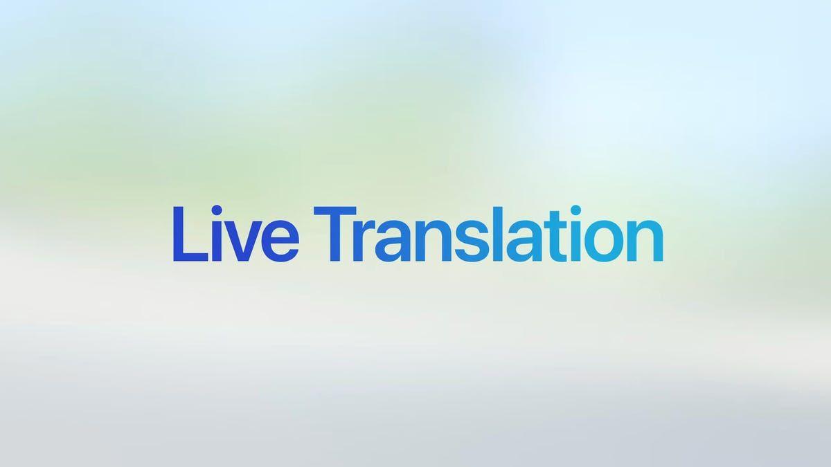 Apple Unveils AI-Powered Live Translation for iOS 26:
