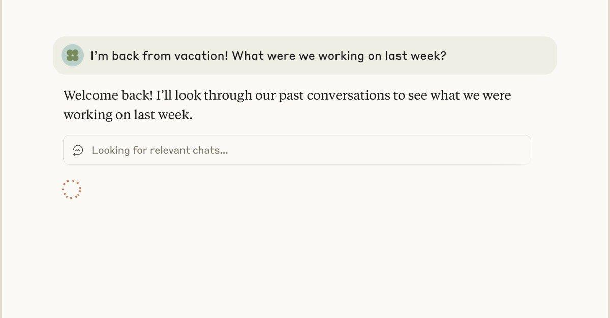 Anthropic's Claude Chatbot Gains Memory Feature: A Step
