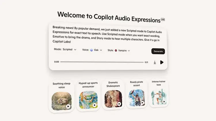 Microsoft Enhances Copilot with Advanced AI-Powered Text-to-Speech Features
