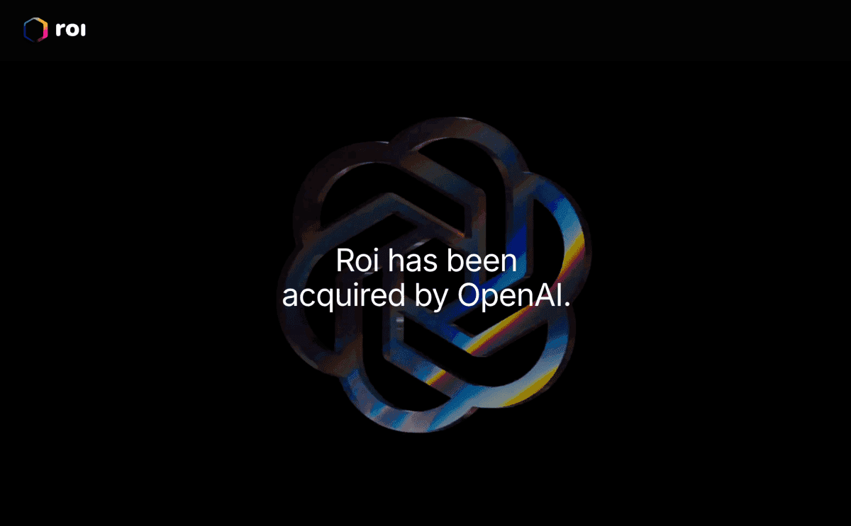 OpenAI Acquires AI-Powered Personal Finance App Roi in