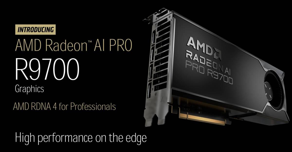 AMD Challenges Nvidia with New Radeon AI PRO R9700: A