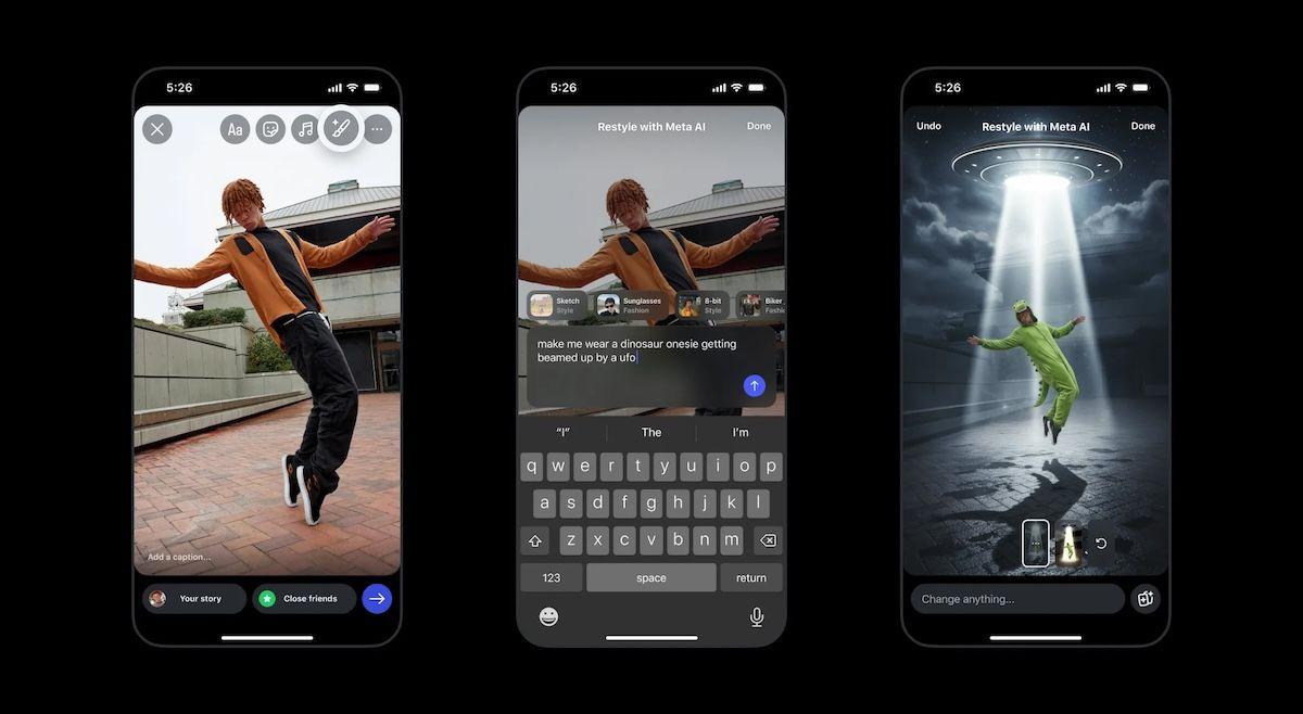 Instagram Revolutionizes Stories with AI-Powered 'Restyle'