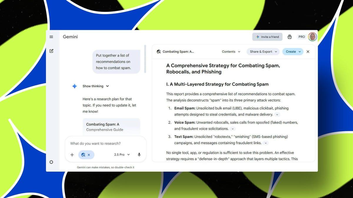 Google Gemini Deep Research Gets Workspace Integration, Can
