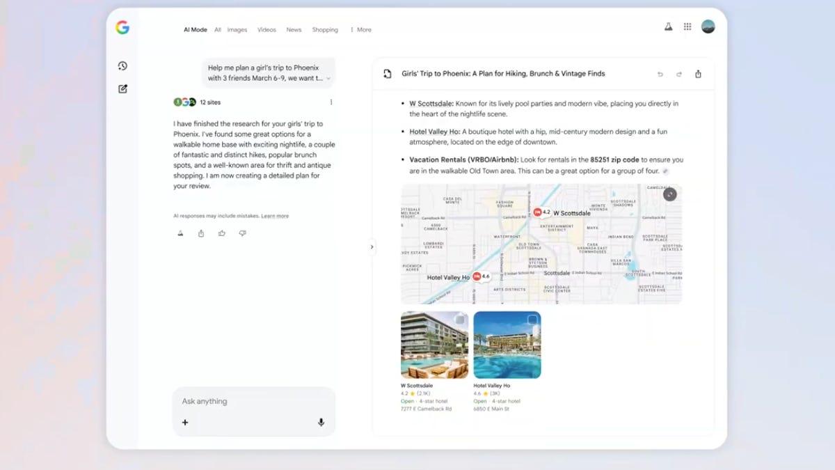 Google Expands AI-Powered Travel Tools Globally with Canvas