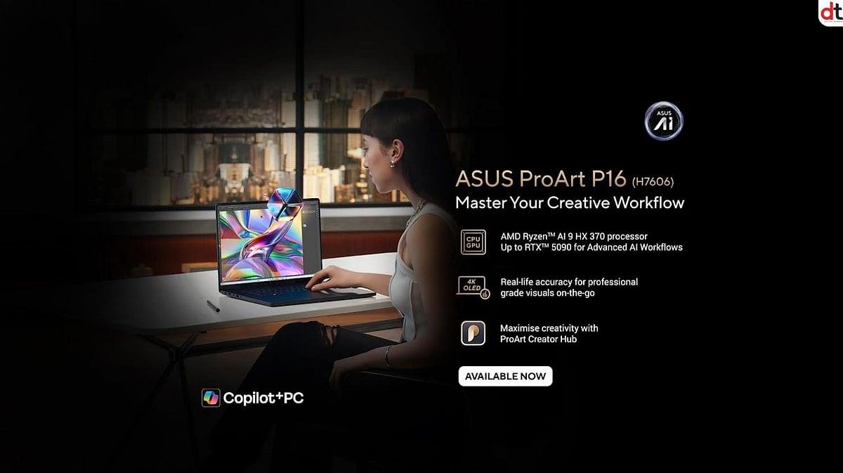 ASUS Unveils ProArt P16 Creator Laptop with AI-Powered