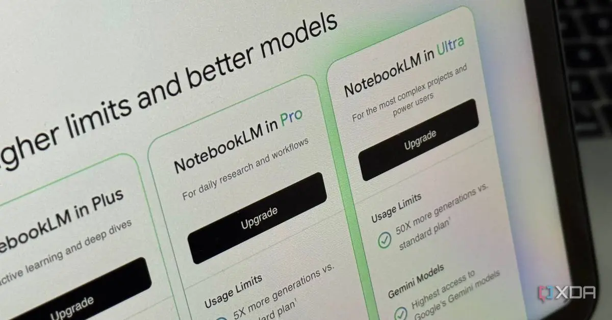 NotebookLM adds Data Tables and chat history as Google