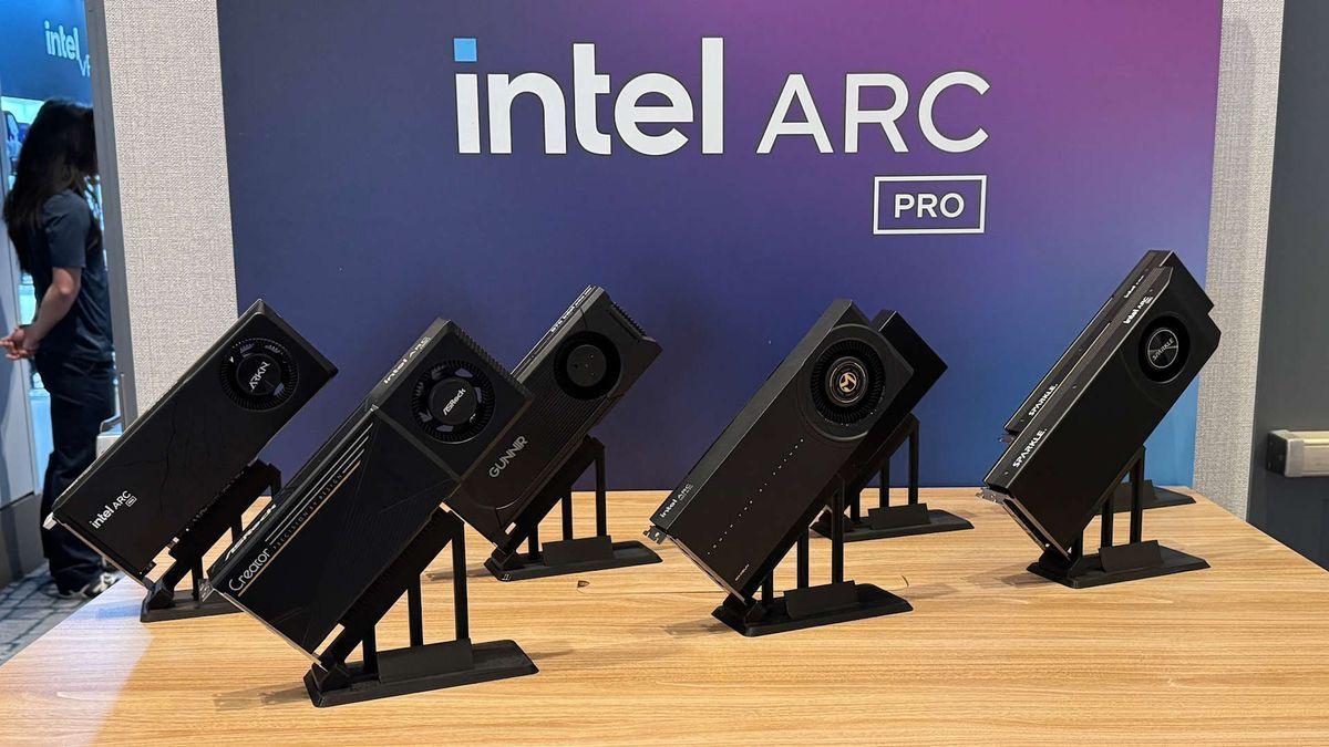 Intel Arc Pro B70 GPU brings 32GB VRAM to AI inference at