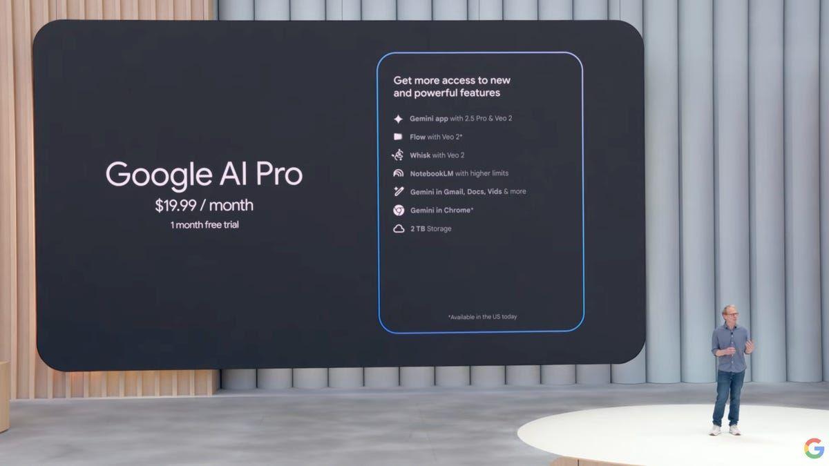 Google boosts AI Pro plan with 5TB cloud storage at no