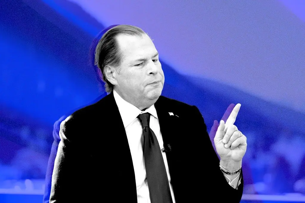 Salesforce CEO Marc Benioff Dismisses AI Fears as Stock