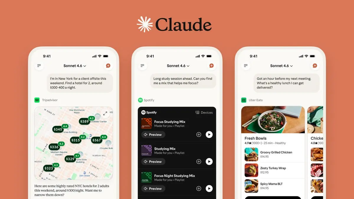 Claude expands app integrations to lifestyle services like