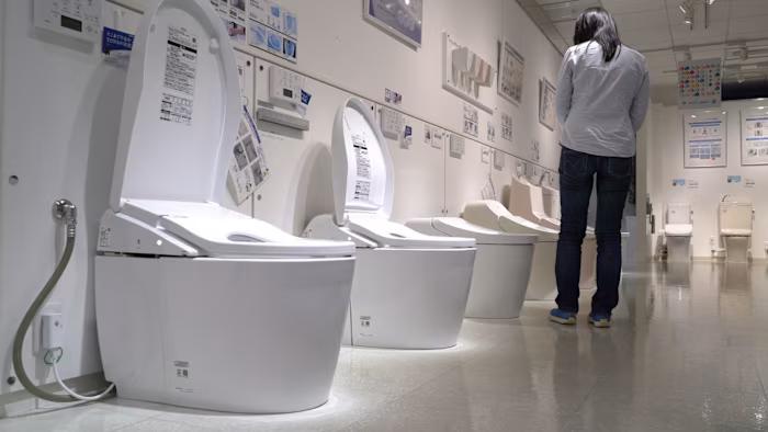 Japanese toilet maker Toto's shares surge 18% as it invests