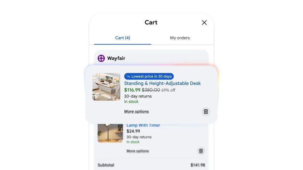 Google launches Universal Cart to transform AI shopping