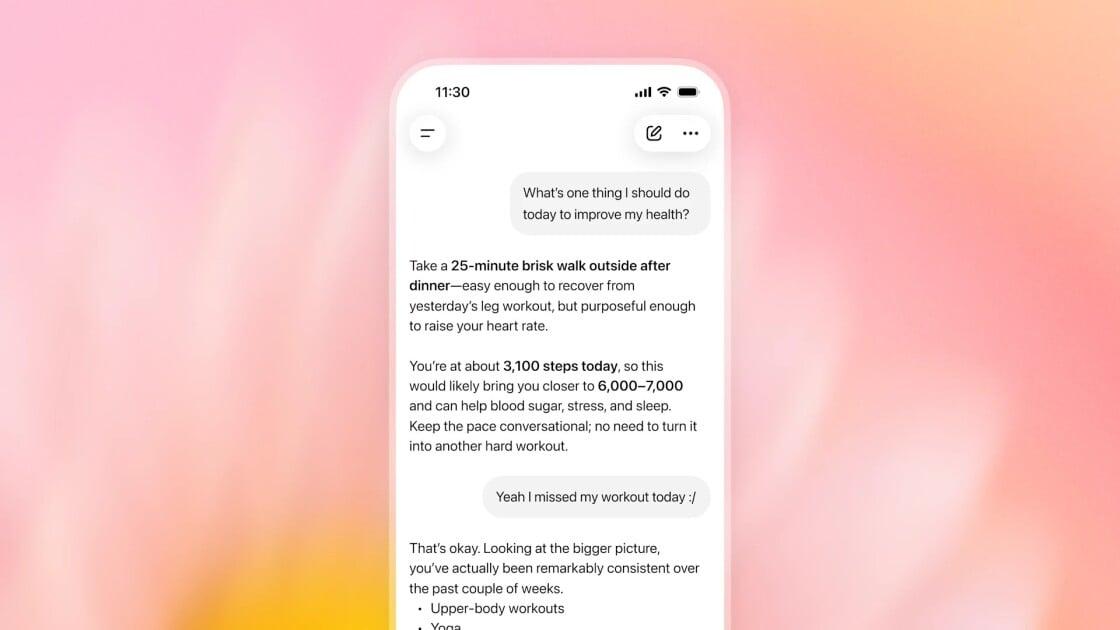 ChatGPT Health launches nationwide, reads your Apple Health data for personalized advice