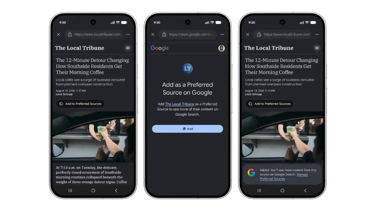 Google Launches AI-Powered Personalization Features as Publishers Face 600,000 Source Selections