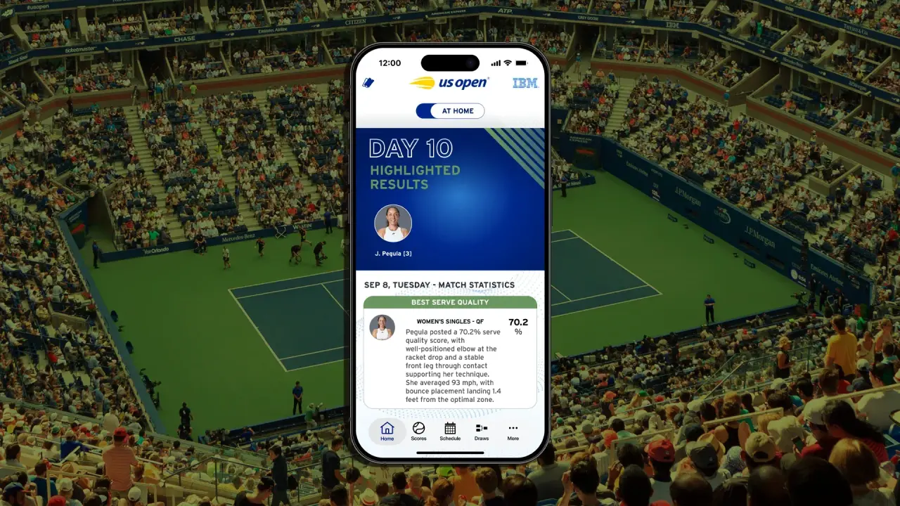 IBM AI Transforms US Open With Real-Time Sports Analytics