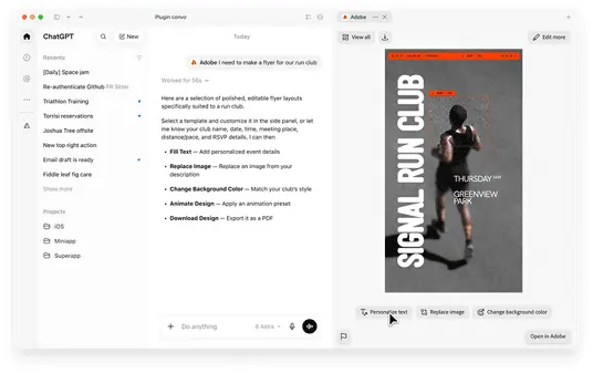 Adobe Plugin Brings Interactive Editing Controls to ChatGPT for Images, Designs and PDFs