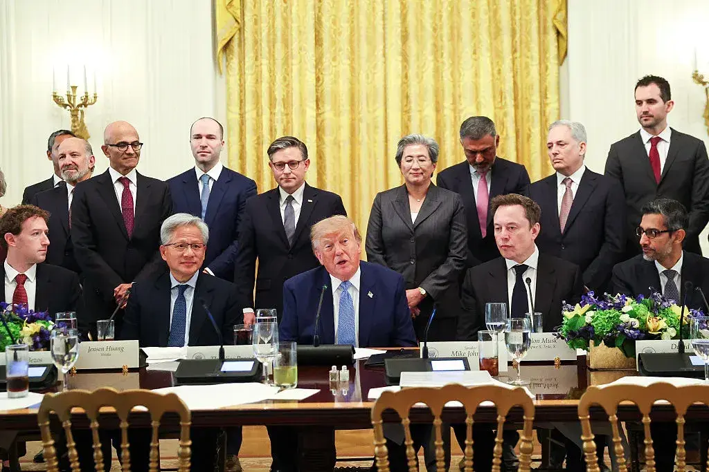 Trump and AI Leaders Sign Safety Pledge Marred by 'Unites States' Spelling Error