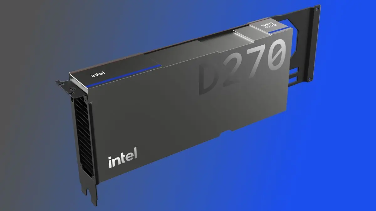 Intel GPU D-Series Delivers 1.3 PFLOPS AI Inference With
