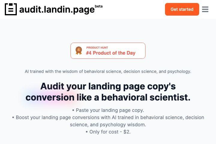 Audit Landin Page Image