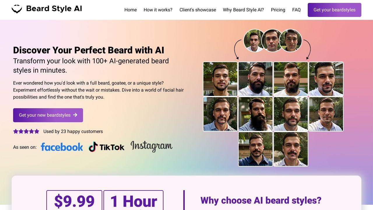 Beard Style AI Image
