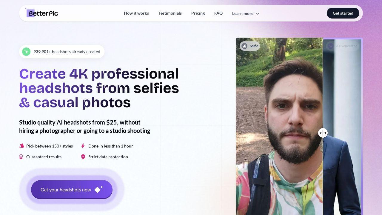 BetterPic | AI Headshots Image