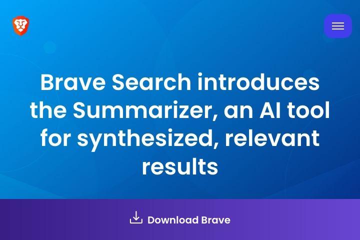 Brave Search Summarizer Image