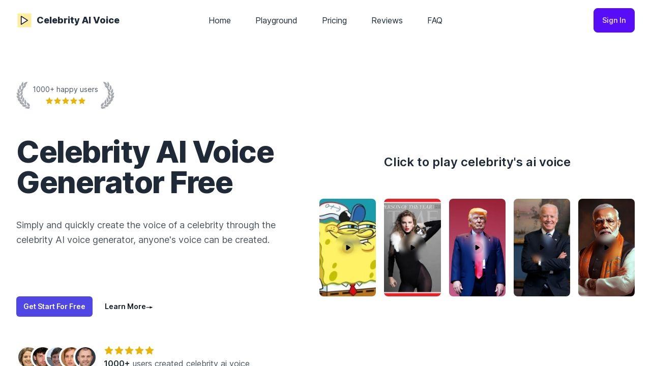 Celebrity AI Voice Image