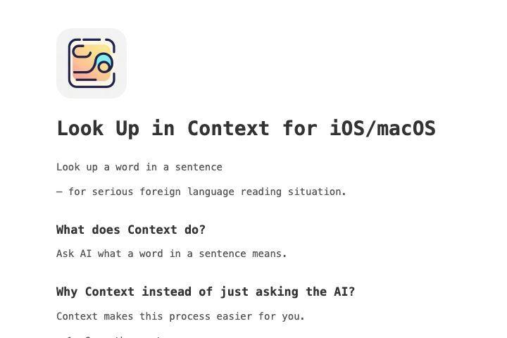 Context Word Lookup Image