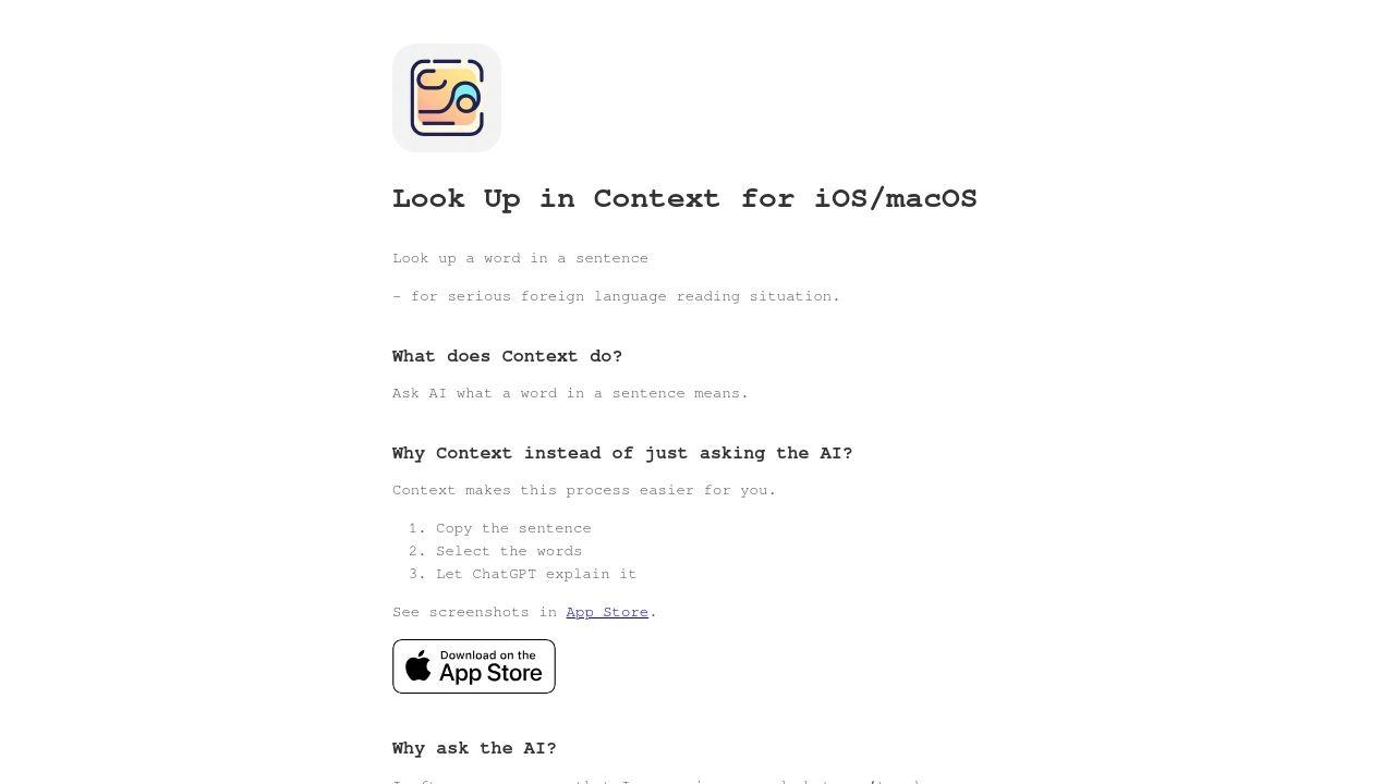 Context Word Lookup Image