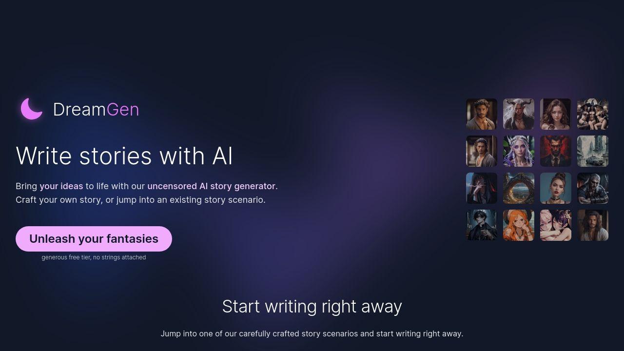 DreamGen Story Generator Image