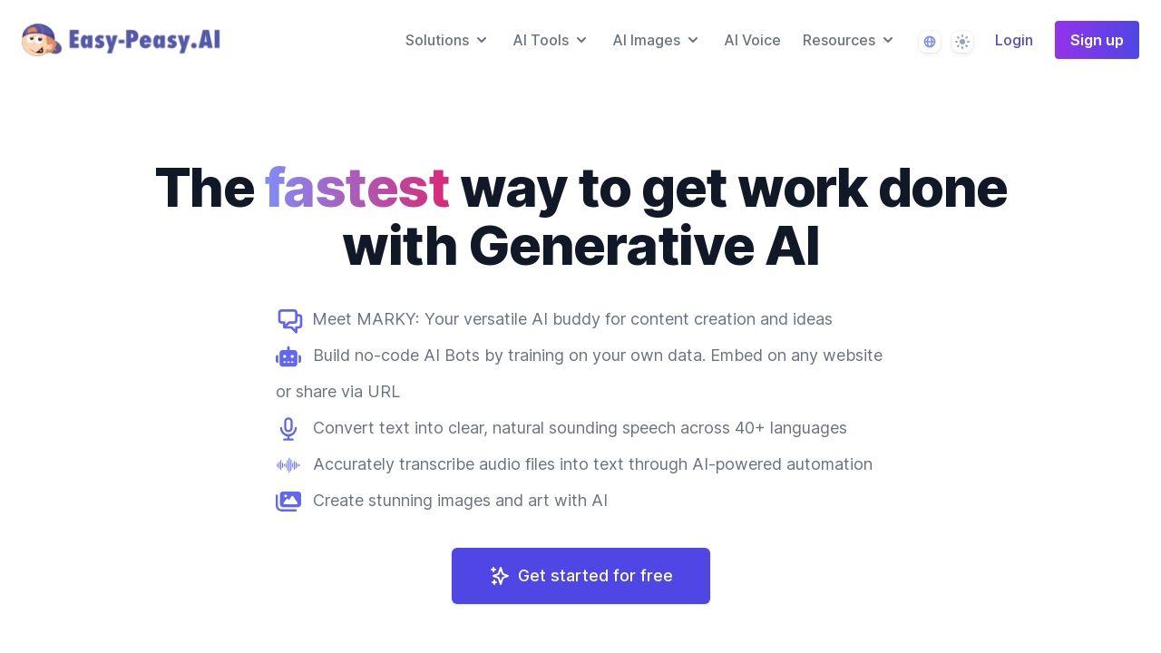 Easy Peasy AI Image