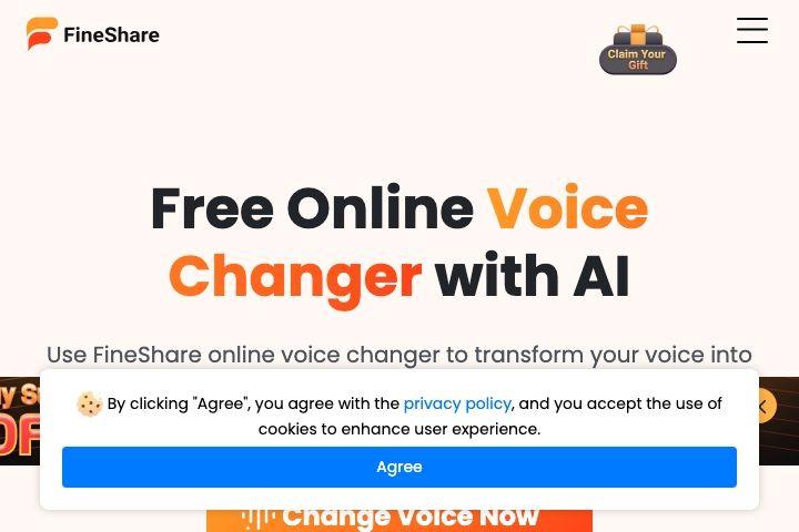 FineShare Voice Changer Image