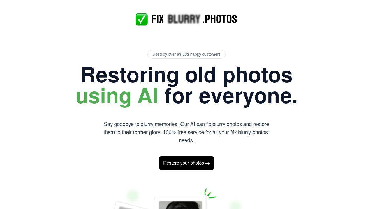 Fix Blurry Photos Image