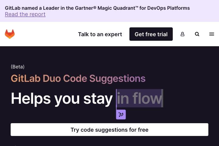 Gitlab code suggestions Image