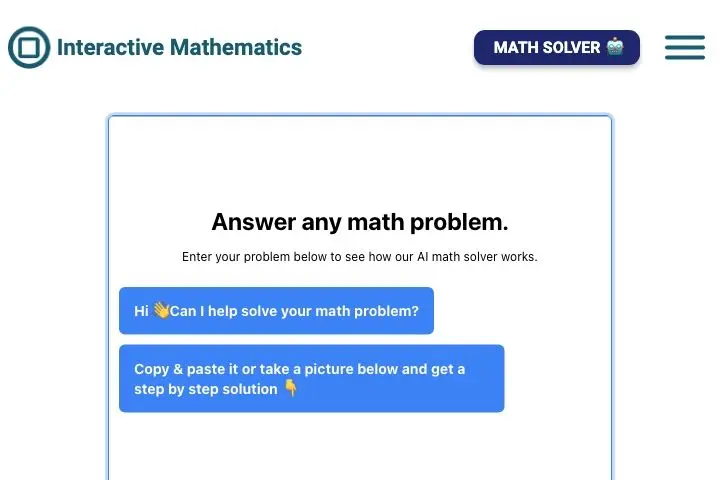 Interactive Mathematics Image