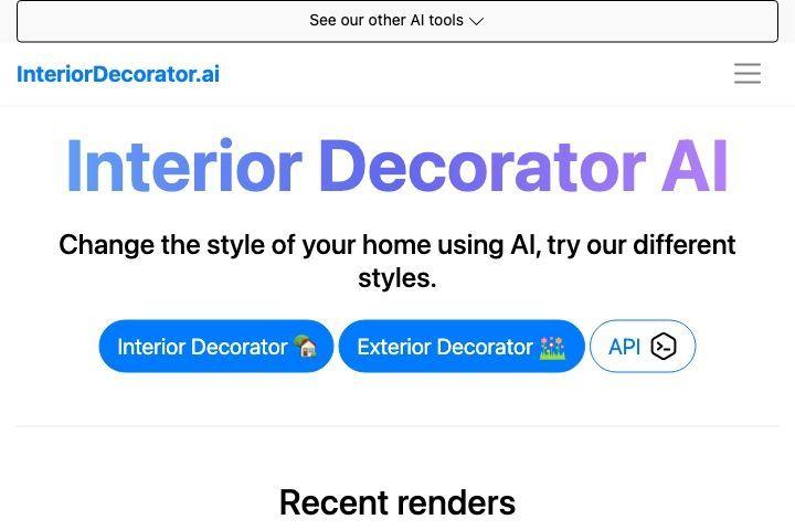 Interior Decorator AI Image