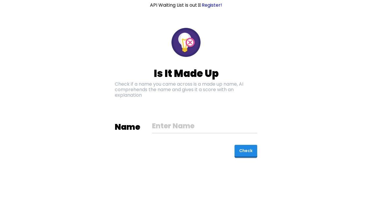 Is It Made Up? Image