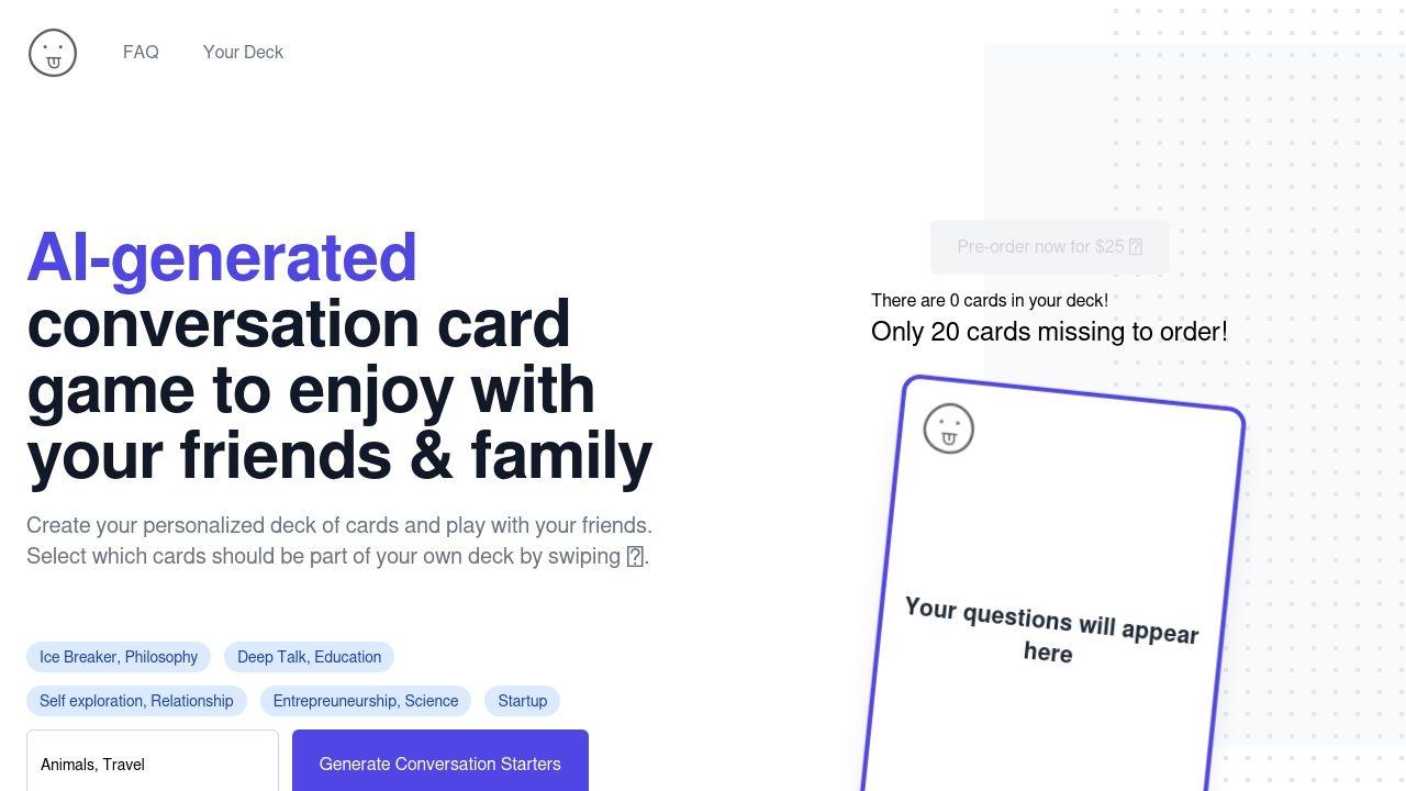 Langame card game Image