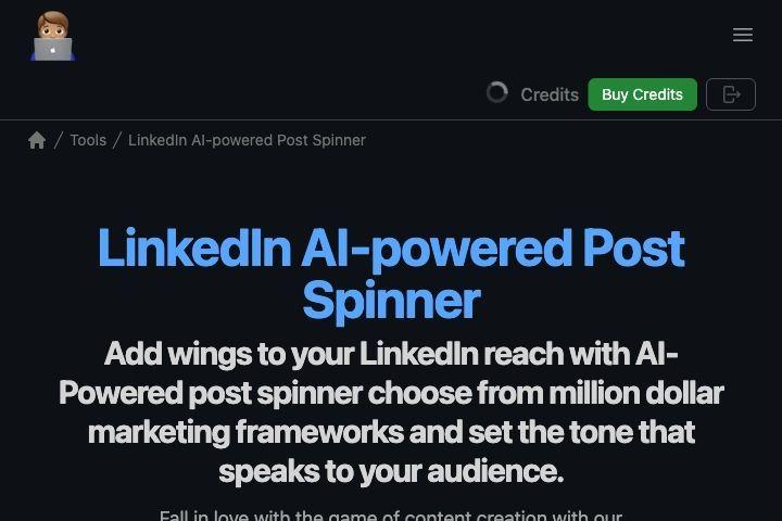Linkedin Post Spinner Image