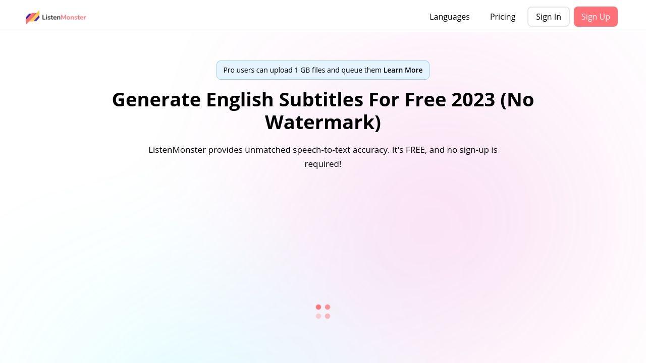 Listen Monster Image