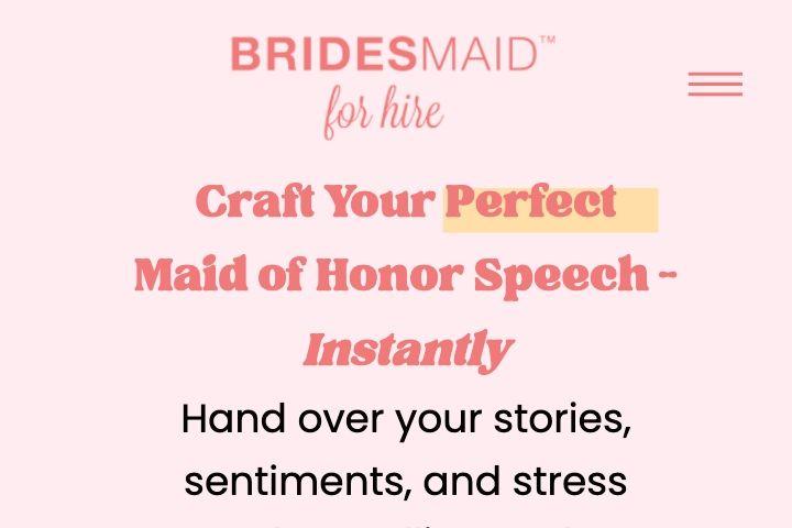 Maid of Speeches Image