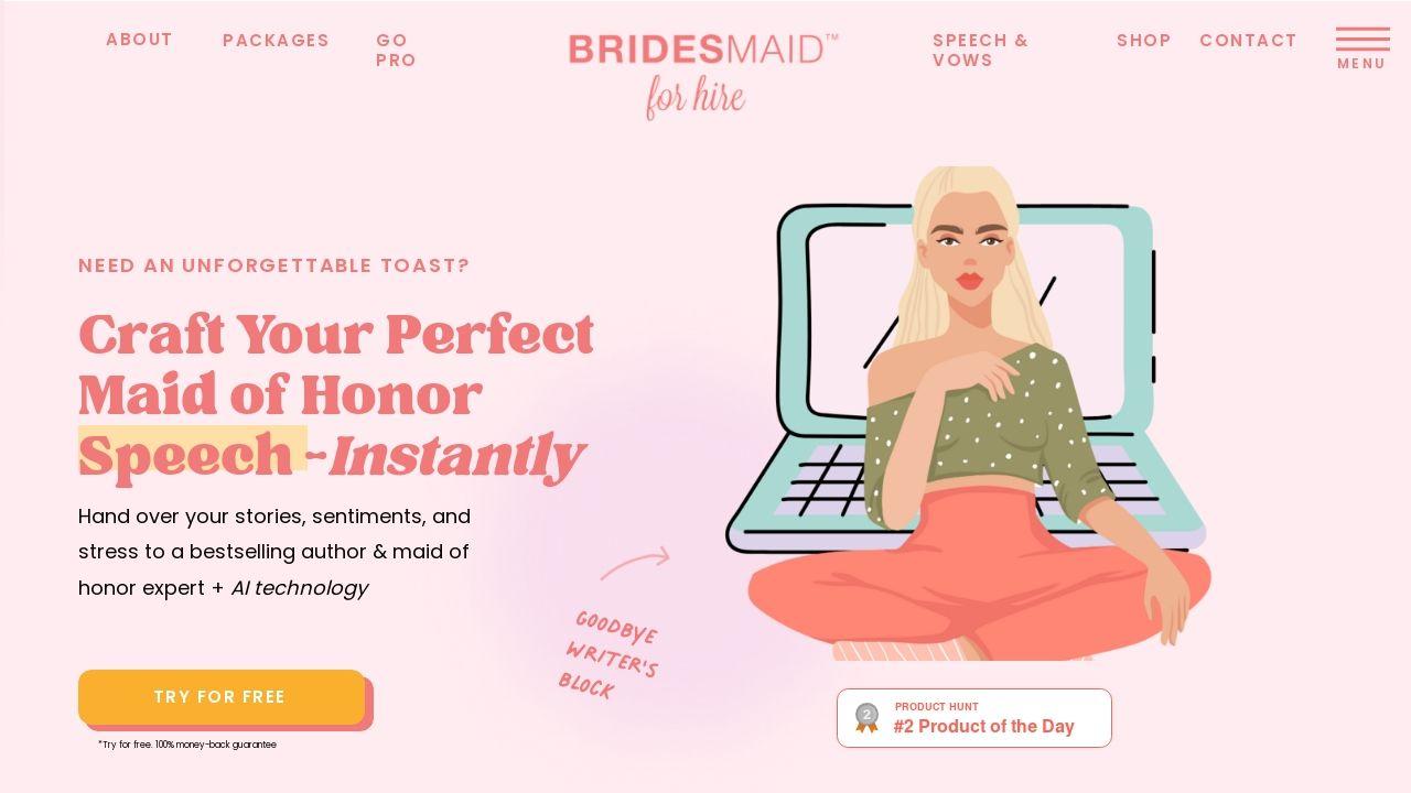 Maid of Speeches Image