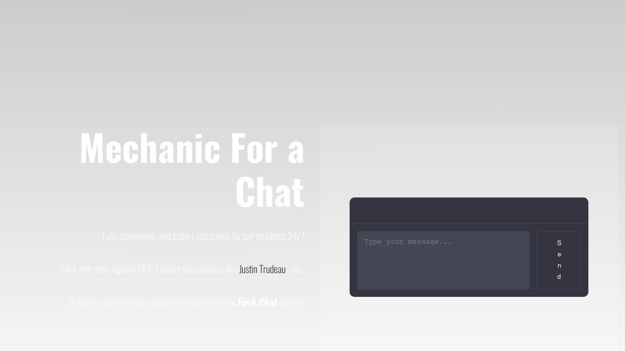 Mechanic For a Chat Image
