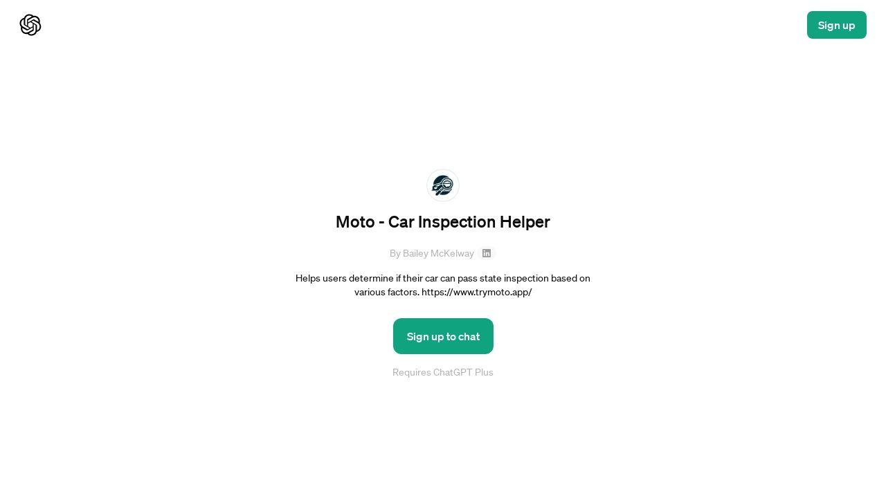 Moto - Car Inspection Helper Image